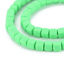 Handmade Polymer Clay Beads Strands&nbsp;X-CLAY-T020-09D