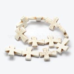Synthetic Magnesite Bead Strands&nbsp;X-G-P228-47-B