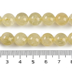 Natural Lemon Quartz(Heated) Beads Strands&nbsp;G-H062-A01-03