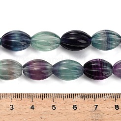 Natural Fluorite Carved Beads Strands&nbsp;G-L634-J04-C01