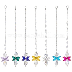 Glass Angel Hanging Suncatchers&nbsp;HJEW-JM02853