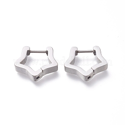 Tarnish Resistant 304 Stainless Steel Huggie Hoop Earrings&nbsp;EJEW-O099-08P