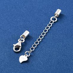 925 Sterling Silver Curb Chain Extender&nbsp;STER-G039-03D-S