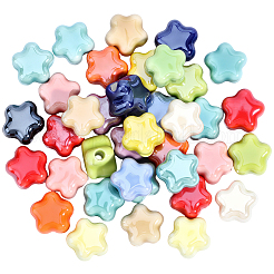 50Pcs Handmade Porcelain Bead&nbsp;PORC-PA0001-32