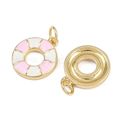 Brass Enamel Charms&nbsp;KK-L240-29G-01