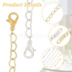 Brass Heart Link Chain Extender&nbsp;FIND-CA00001