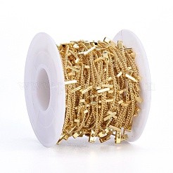 Handmade Brass Twisted Chains&nbsp;CHC-I006-07G