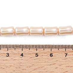 Electroplate Opaque Glass Imitation Pearl Beads Strands&nbsp;EGLA-H113-07B