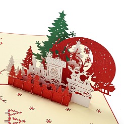 3D Pop Up Paper Greeting Card&nbsp;AJEW-P124-A05
