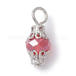 Electroplate Glass Pendants&nbsp;PALLOY-JF02642-04
