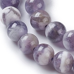 Natural Chevron Amethyst Beads Strands&nbsp;G-P428-04A-6mm