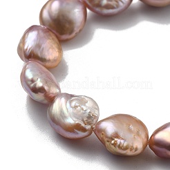 Natural Baroque Keshi Pearl Beads Strands&nbsp;PEAR-P064-08E-04E