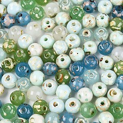 Picasso Baking Paint Glass Seed Beads&nbsp;SEED-N007-38A-04