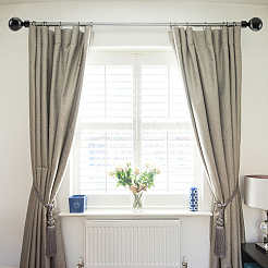 2Pcs Iron Round Curtain Rod Finials&nbsp;FIND-GF0002-96A