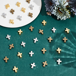 30Pcs 3 Colors Tibetan Style Alloy Beads&nbsp;TIBEB-HY0001-11