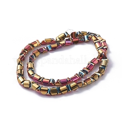 Electroplate Glass Beads Strands&nbsp;EGLA-L023B-FP02