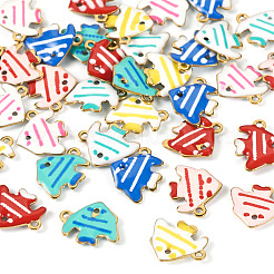 35Pcs 7 Colors Stainless Steel Enamel Charms&nbsp;STAS-TA0005-39