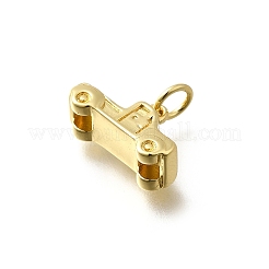 Brass Micro Pave Cubic Zirconia Charms&nbsp;KK-P295-13G