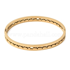 304 Stainless Steel Hinged Bangles&nbsp;BJEW-D408-24G
