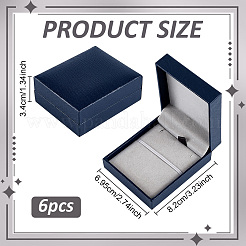 Paper Necklace Storage Boxes&nbsp;CON-WH0089-198A