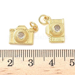 Brass Pave Cubic Zirconia Pendants&nbsp;KK-Z120-58A-G