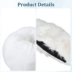 1 Pair Women Imitation Rabbit Hair Cuffs Oversleeve Arm Gloves&nbsp;AJEW-CY0001-61A