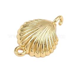 Brass Sea Animal Connector Charms&nbsp;KK-I352-29G-01