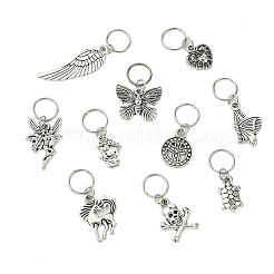 Alloy Dreadlocks Beads&nbsp;FIND-CJC0028-03AS