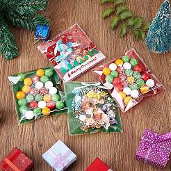 400 Pcs 4 Styles Self-Adhesive Christmas Candy Bags&nbsp;JX059A