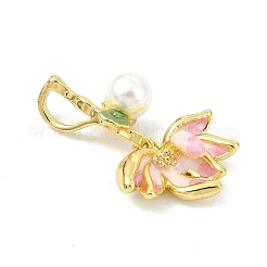 Brass Enamel Pendants&nbsp;PALLOY-JF05281