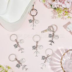 20Pcs Airplane Alloy Keychains&nbsp;KEYC-SC00030