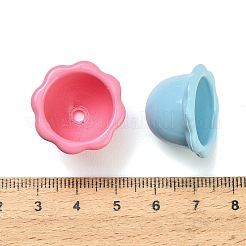 Opaque Acrylic Bead Caps&nbsp;AC-CBADA7D-02
