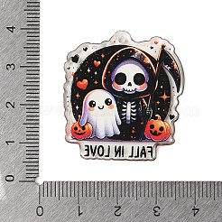 Halloween Theme Opaque Printed Acrylic Pendants&nbsp;SACR-S034-05A