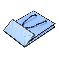 Rectangle Paper Bags with Twisted Rope Handles&nbsp;CARB-L011-01C-03