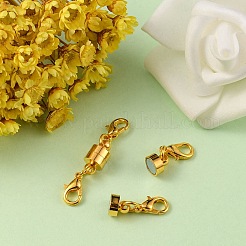 Brass Magnetic Clasps Converter&nbsp;KK-YW0001-60G