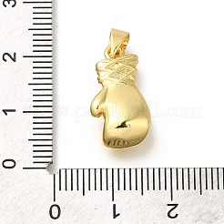 Rack Plating Brass with Cubic Zirconia Pendants&nbsp;KK-Z086-34G
