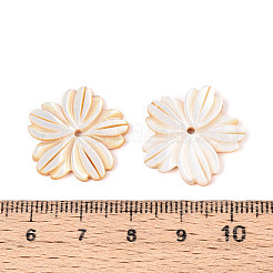 Natural Yellow Shell Carved Pendants&nbsp;BSHE-T014-11