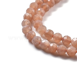 Natural Sunstone Beads Strands&nbsp;G-H080-B01-01