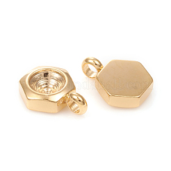 201 Stainless Steel Pendant Rhinestone Settings&nbsp;STAS-G224-28G