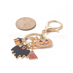 Halloween Theme Alloy Enamel Keychains&nbsp;KEYC-TA00012
