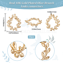 10Pcs Brass Connector Charms&nbsp;KK-BBC0009-66