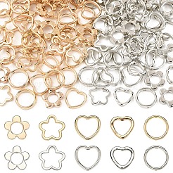 100Pcs CCB Plastic Bead Frame&nbsp;CCB-YW0001-64G