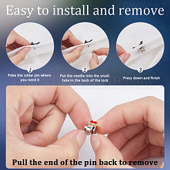 60Pcs 2 Colors Flat Round Alloy Cufflinks&nbsp;DIY-CY0002-51
