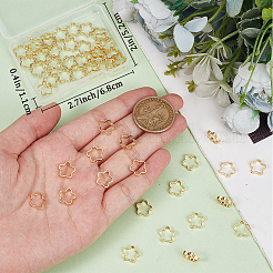 60Pcs Rack Plating Alloy Bead Frames&nbsp;FIND-BBC0002-34