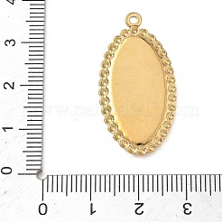 304 Stainless Steel & Cloth Pendants&nbsp;STAS-I369-10G-03
