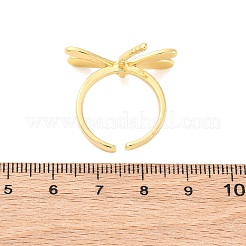 Brass Cuff Rings for Women&nbsp;RJEW-U047-36G