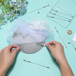 8Pcs ABS Plastic Imitation Shell Pearl Brooches&nbsp;JEWB-PH01290