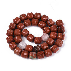 Natural Red Jasper Beads Strands&nbsp;G-N353-06A-04