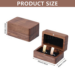 Wooden Jewelry Storage Magnetic Gift Cases for Cufflinks&nbsp;CON-WH0095-78C-1