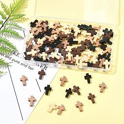 100Pcs 4 Colors Wooden Pendants&nbsp;WOOD-FS0001-50